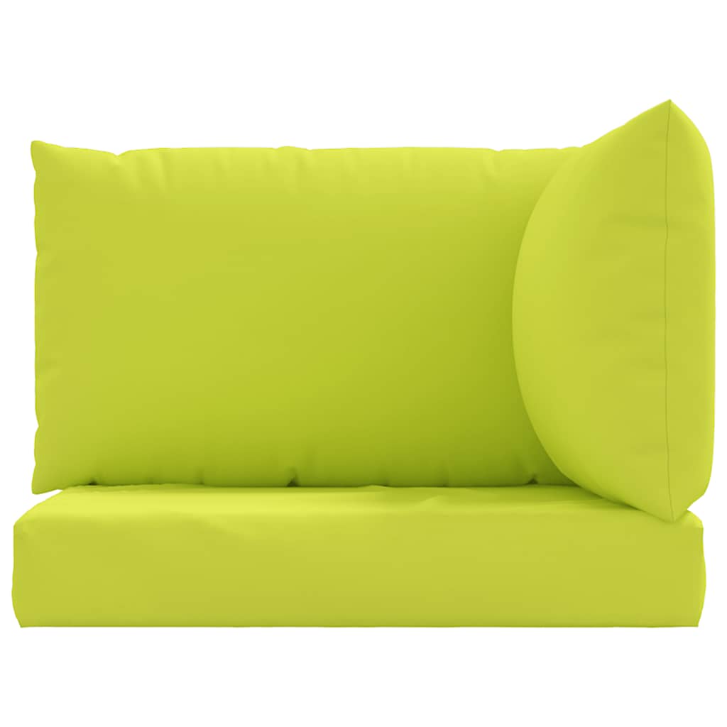 vidaXL Pallet Cushions 3 pcs Bright Green Oxford Fabric 4