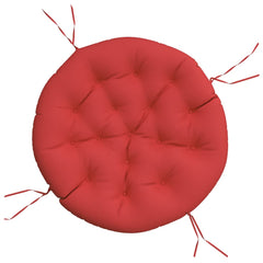 vidaXL Round Cushion Red Ø 100 x11 cm Oxford Fabric 2