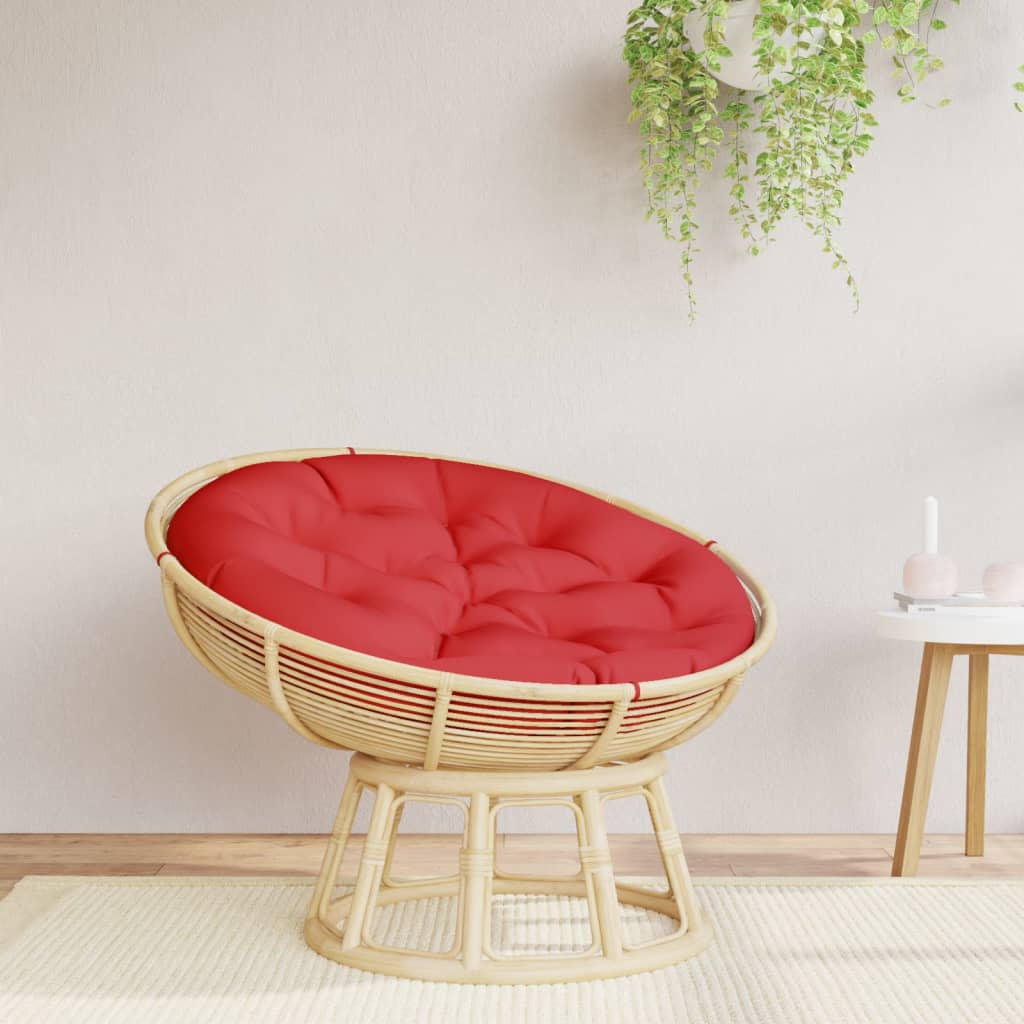 vidaXL Round Cushion Red Ø 100 x11 cm Oxford Fabric 1