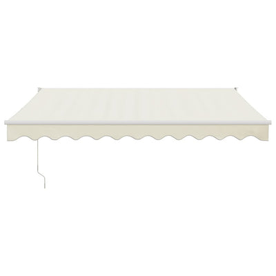 Retractable Awning Cream 3x2.5 m Fabric and Aluminium