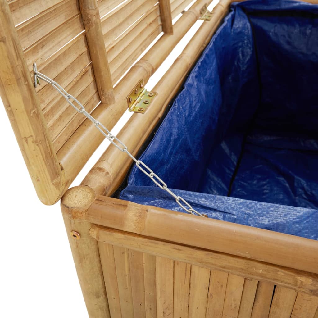 Garden Storage Box Bamboo 60 x 52 x 55 cm