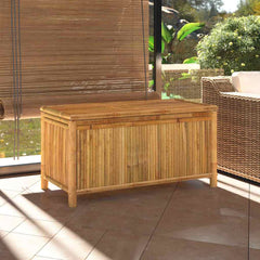 Garden Storage Box Bamboo 110 x 52 x 55 cm