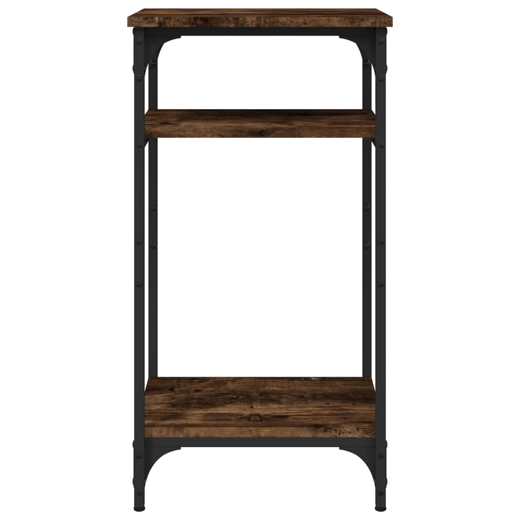 vidaXL Side Table Smoked Oak 40x30x75 cm Engineered Wood 4