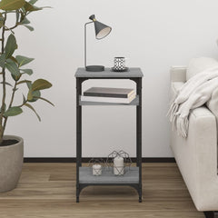 vidaXL Side Table Grey Sonoma 40x30x75 cm Engineered Wood 3