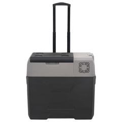 vidaXL Cool Box with Wheel and Handle Black&Grey 30 L Polypropylene 3