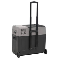 vidaXL Cool Box with Wheel and Handle Black&Grey 40 L Polypropylene 4