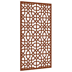 vidaXL Garden Wall Decoration 105x55 cm Corten Steel Moorish Design 2