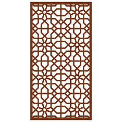 vidaXL Garden Wall Decoration 105x55 cm Corten Steel Moorish Design 5