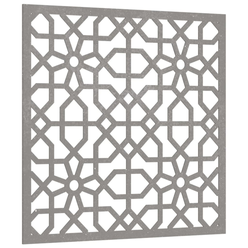 Garden Wall Decoration 55x55 cm Corten Steel Moorish Design