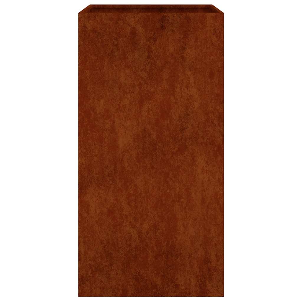 vidaXL Planter 40x40x80 cm Corten Steel 4