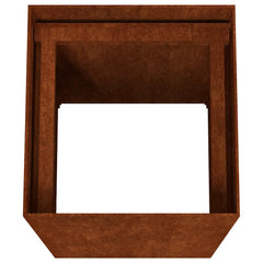 Garden Raised Bed Corten Steel Height 80 cm 40 cm 40 cm