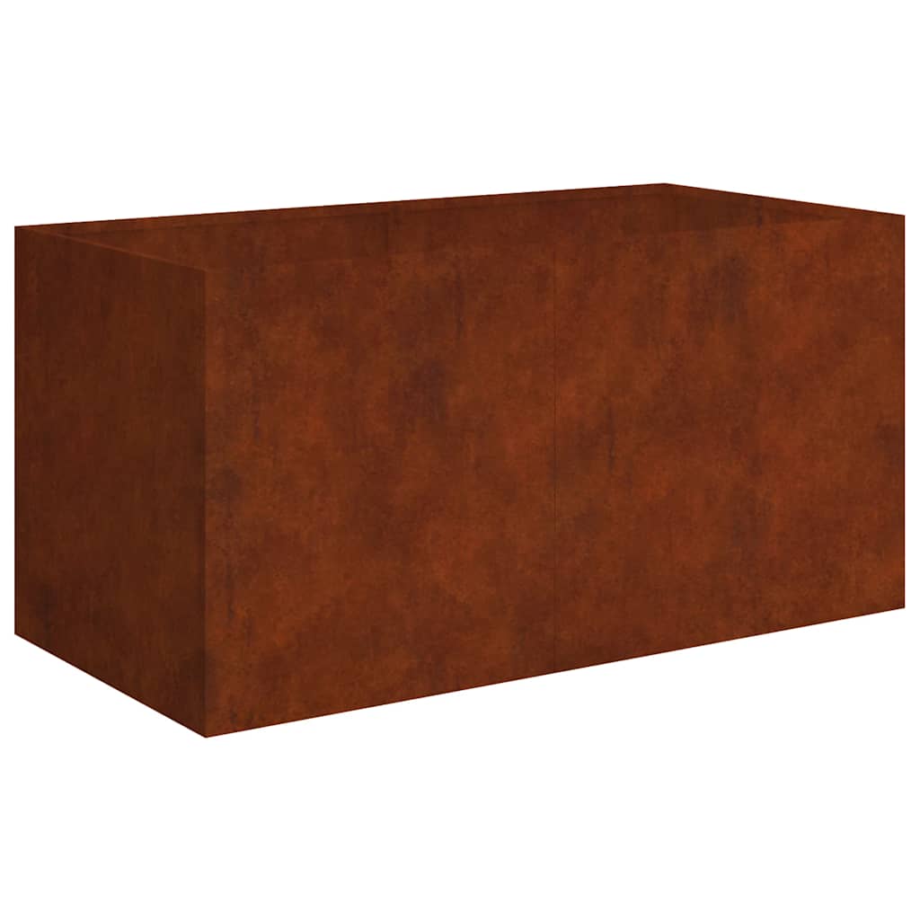 vidaXL Planter 80x40x40 cm Corten Steel 2