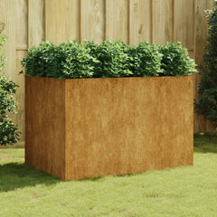Garden Raised Bed Corten Steel Height 80 cm 120 cm 80 cm