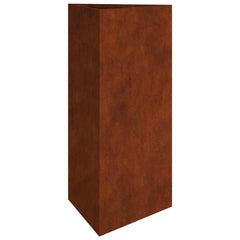 Garden Planter 40x34,5x75 cm Corten Steel 1 Width 40 cm Weathering steel/brown