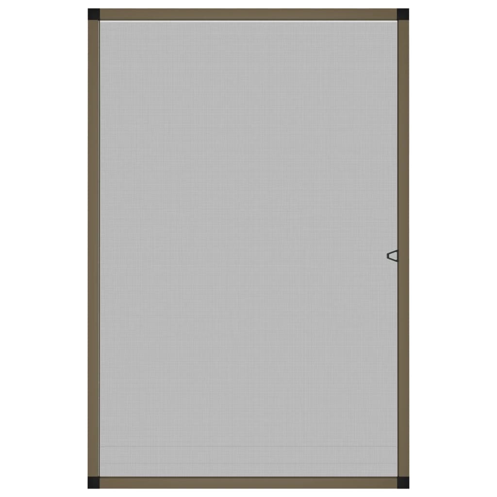 vidaXL Insect Screen for Windows Brown 80x120 cm 3