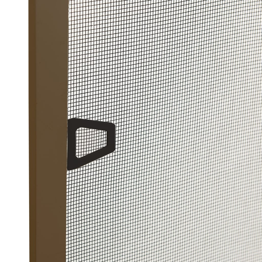 vidaXL Insect Screen for Windows Brown 80x120 cm 5