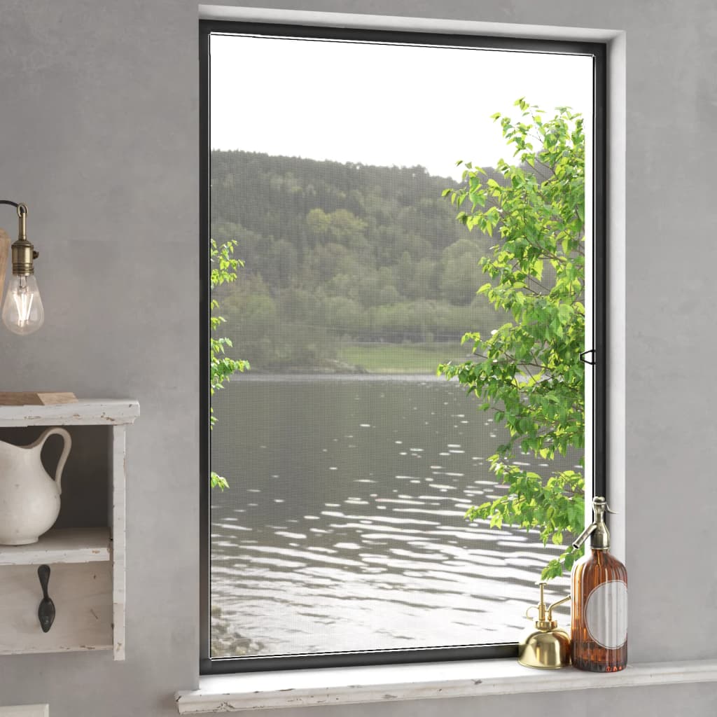 vidaXL Insect Screen for Windows Anthracite 80x120 cm 1