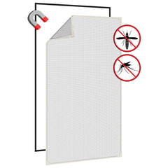 vidaXL Magnetic Insect Screen for Windows White 80x140 cm 4