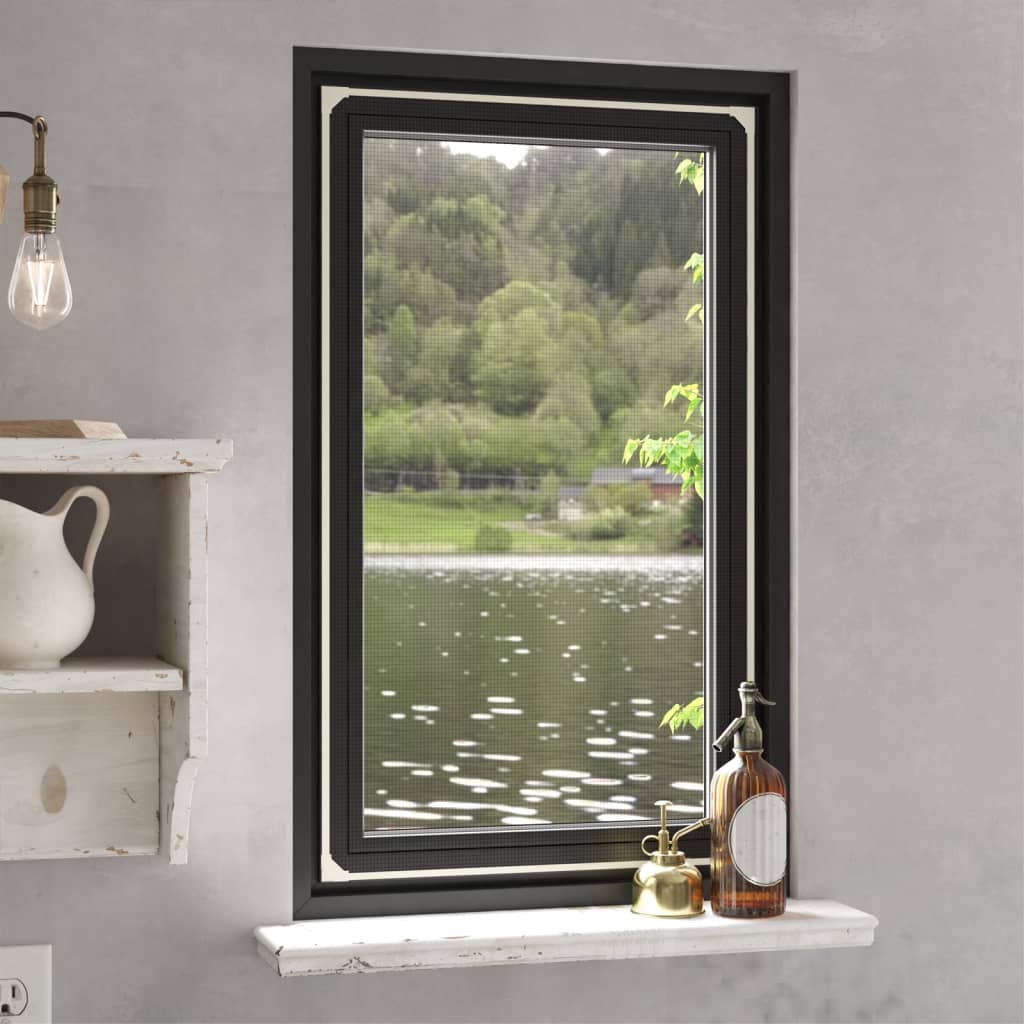 vidaXL Magnetic Insect Screen for Windows White 80x140 cm 1