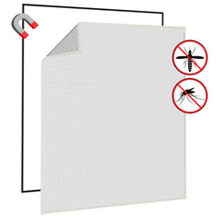 vidaXL Magnetic Insect Screen for Windows White 130x150 cm 4