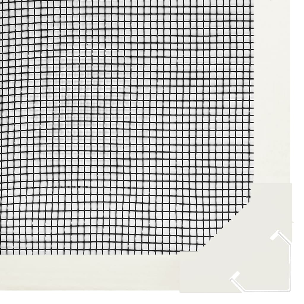 vidaXL Magnetic Insect Screen for Windows White 130x150 cm 5