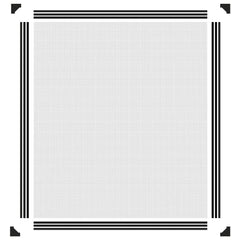 vidaXL Magnetic Insect Screen for Windows Anthracite 130x150 cm 6