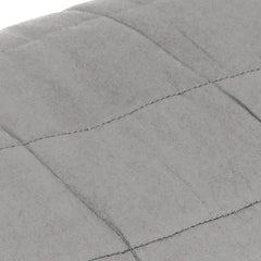 vidaXL Weighted Blanket Grey 122x183 cm 5 kg Fabric 4