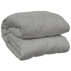 vidaXL Weighted Blanket Grey 220x230 cm King 11 kg Fabric 2