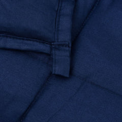 vidaXL Weighted Blanket Blue 152x203 cm 11 kg Fabric 5