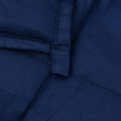 vidaXL Weighted Blanket Blue 220x230 cm King 15 kg Fabric 5