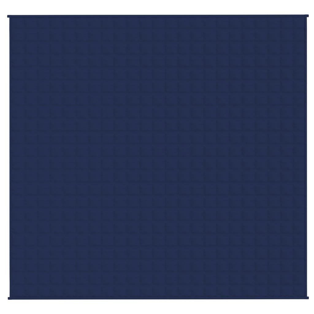 vidaXL Weighted Blanket Blue 220x240 cm King 15 kg Fabric 3