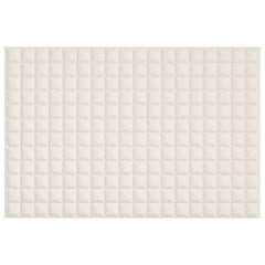 Weighted Blanket Light Fabric Cream 5 kg 122 cm 183 cm