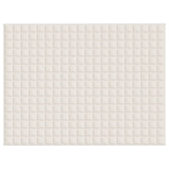 vidaXL Weighted Blanket Light Cream 152x203 cm 11 kg Fabric 3