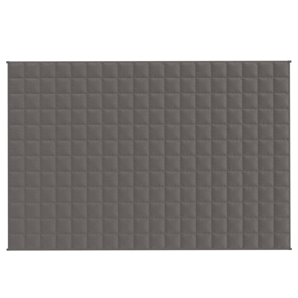 vidaXL Weighted Blanket Grey 122x183 cm 5 kg Fabric 3