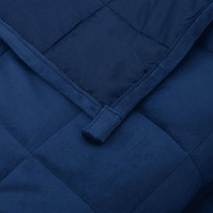 vidaXL Weighted Blanket Blue 220x230 cm King 11 kg Fabric 5