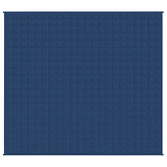 vidaXL Weighted Blanket Blue 220x230 cm King 15 kg Fabric 3