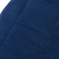 vidaXL Weighted Blanket Blue 220x240 cm King 15 kg Fabric 4