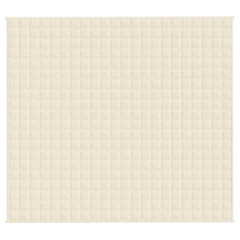 Weighted Blanket Light Fabric Cream 9 kg 200 cm 220 cm