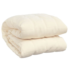 vidaXL Weighted Blanket Light Cream 200x220 cm 13 kg Fabric 2