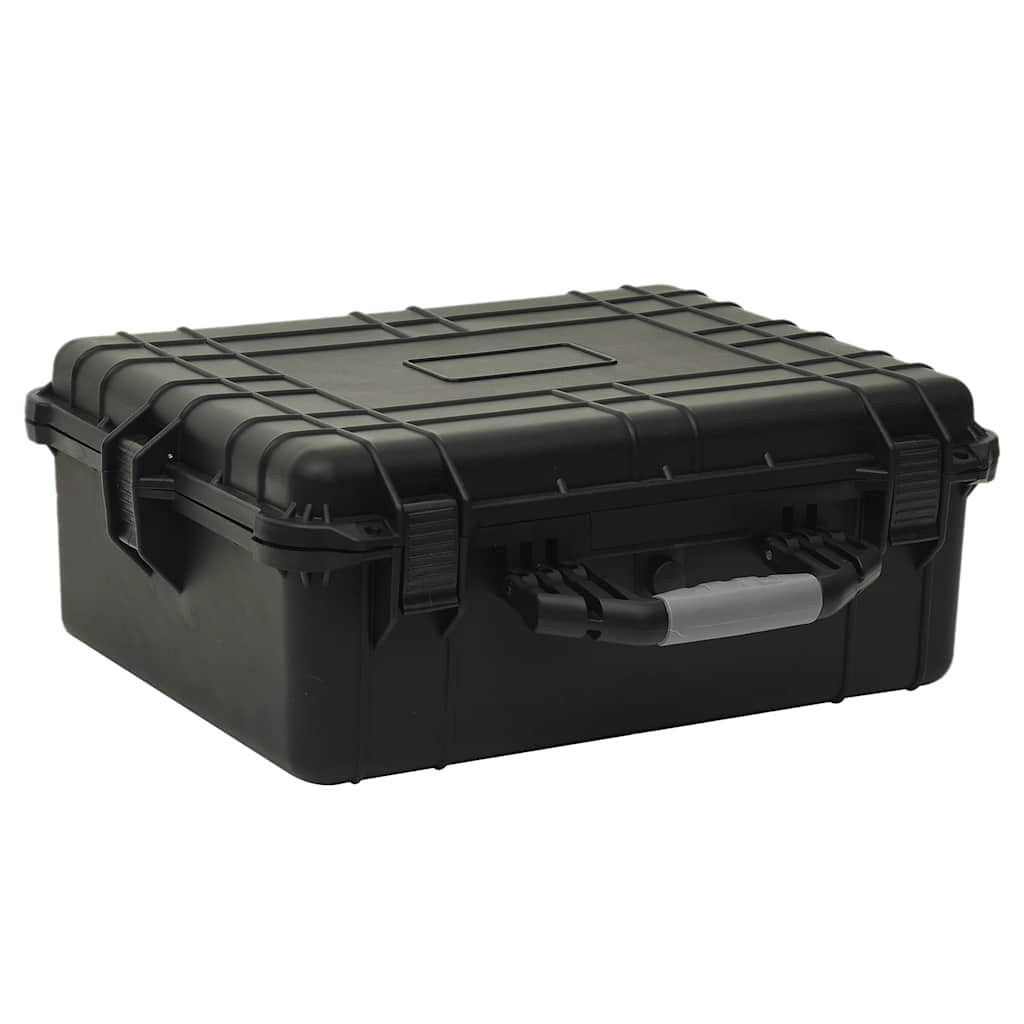 vidaXL Portable Flight Case Black 55x43x21 cm PP 1