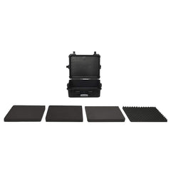 vidaXL Portable Flight Case Black 55x43x21 cm PP 2