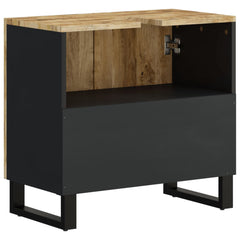 Sink Cabinet 62x33x58 cm Solid Wood Mango and Engineered Wood Light brown