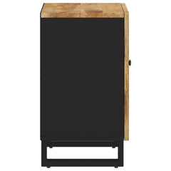 vidaXL Bathroom Cabinet 38x33x58 cm Solid Wood Mango 5