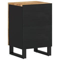 vidaXL Bathroom Cabinet 38x33x58 cm Solid Wood Mango 6