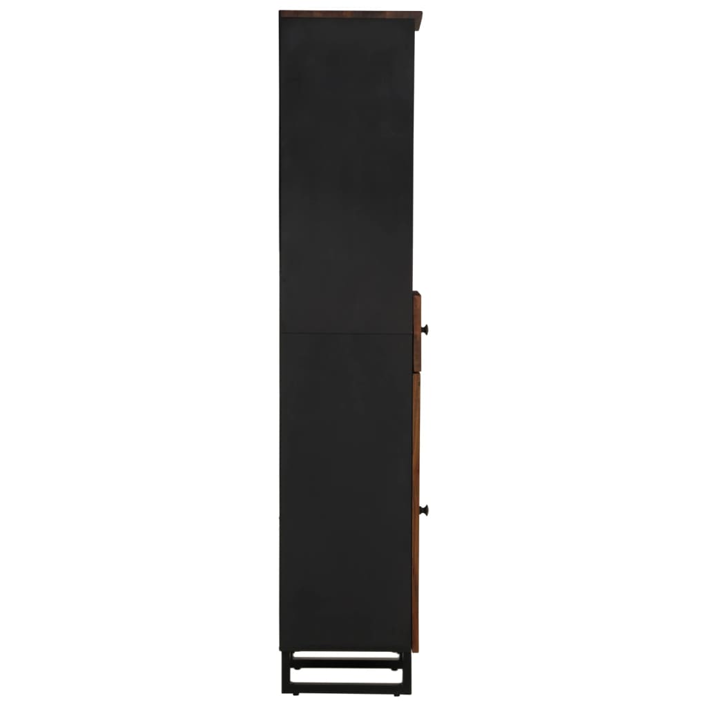 Bathroom Cabinet 38x33x160 cm Solid Wood Mango Multicolour