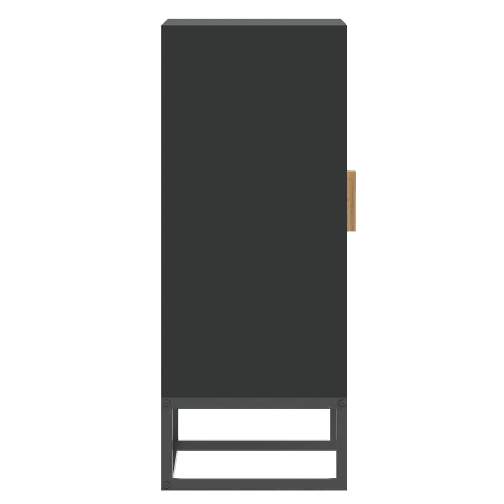 vidaXL Sideboard Black 60x30x75 cm Engineered Wood 5