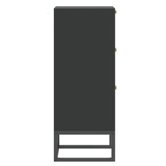 Sideboard Black Engineered Wood, image 5