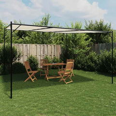vidaXL Gazebo White 4x4 m 180 g/m² Fabric and Steel 1