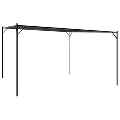 vidaXL Gazebo Anthracite 4x4 m 180 g/m² Fabric and Steel 2