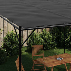 vidaXL Gazebo Anthracite 4x4 m 180 g/m² Fabric and Steel 3